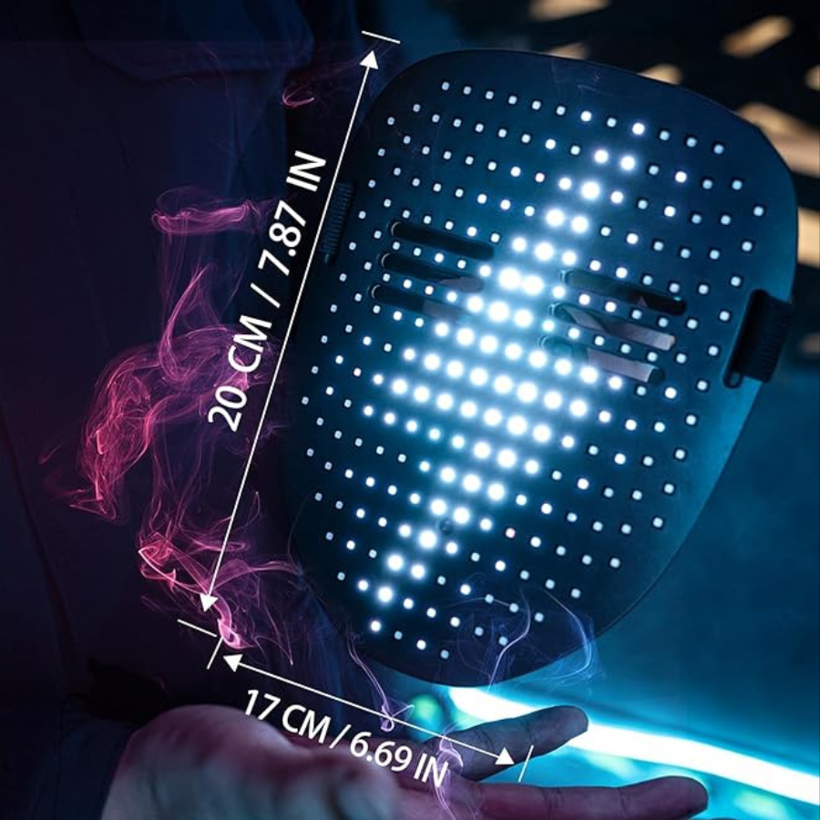 Halloween LED Mask - 50 Built In Styles
